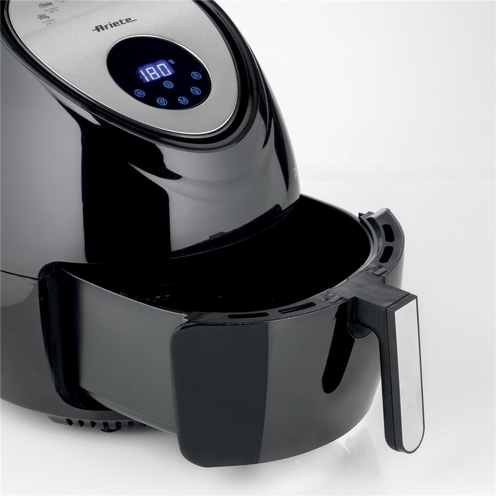 Ariete Airy Fryer XXL, Schwarz, Heißluftfritteuse 7L, Touchscreen, 1800W