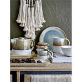 Bloomingville Heather Teekanne Braun/Beige 1Liter Steingut Teekrug Boho Design