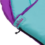 NILS CAMP Schlafsack Größe M Violett-Türkis - Mumienschlafsack für Outdoor, Trekking & Camping