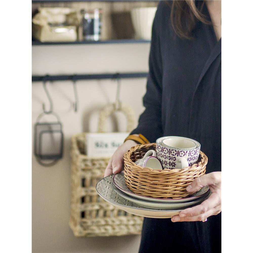 Bloomingville Karine Teller 4er Set 25cm aus Keramik im dänischen Design