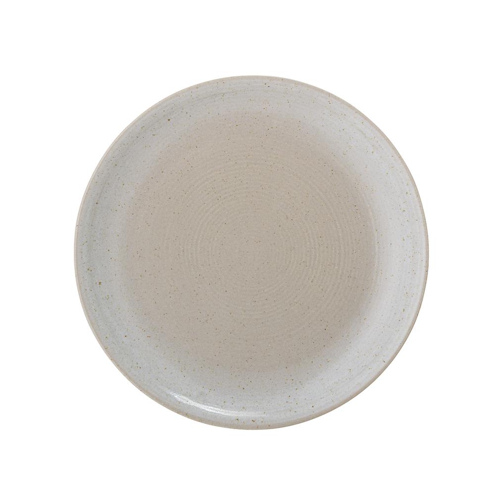 Bloomingville Taupe Teller, Grau, Steingut, D21,5xH2,5 cm