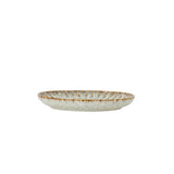 Bloomingville Fleur Dessertteller Natur Steingut mediterran 17cm