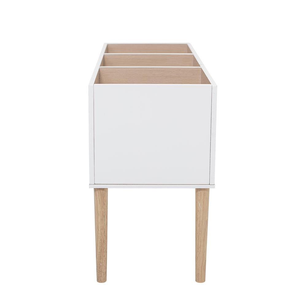 Bloomingville MINI Salam Bücherregal Standregal Igel Weiß 90 cm Kinderzimmer Spielzeugkiste Aufbewahrung
