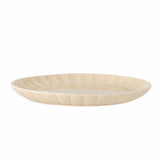Bloomingville Latina Teller, Natur, 20 cm, Steingut, dänisches Design