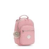Kipling SEOUL S, Kleiner Schulrucksack mit 11-Zoll-Tabletfach, 14L, Bridal Rose (rosa)