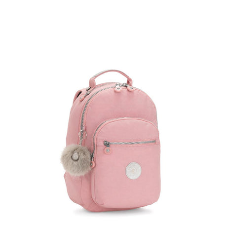 Kipling SEOUL S, Kleiner Schulrucksack mit 11-Zoll-Tabletfach, 14L, Bridal Rose (rosa)