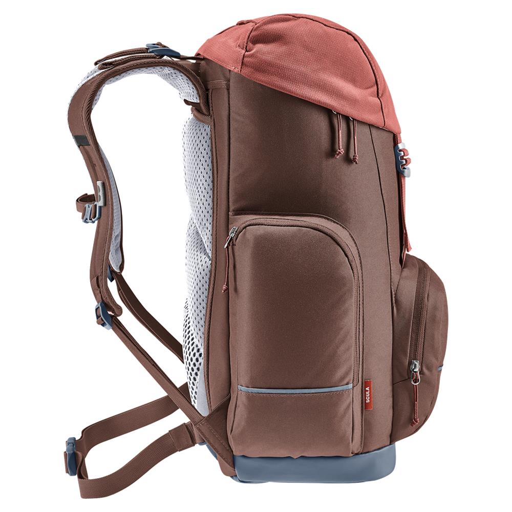 deuter Scula, Schulrucksack, raisin-caspia (braun), 30L, Schulranzen