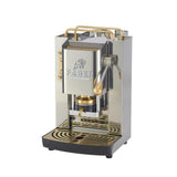 Faber Pro Deluxe Inox Glossy Messing ESE Pad Kaffeemaschine 44 mm