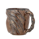 Bloomingville Reeha Tasse in Braun, 310ml, aus Steingut