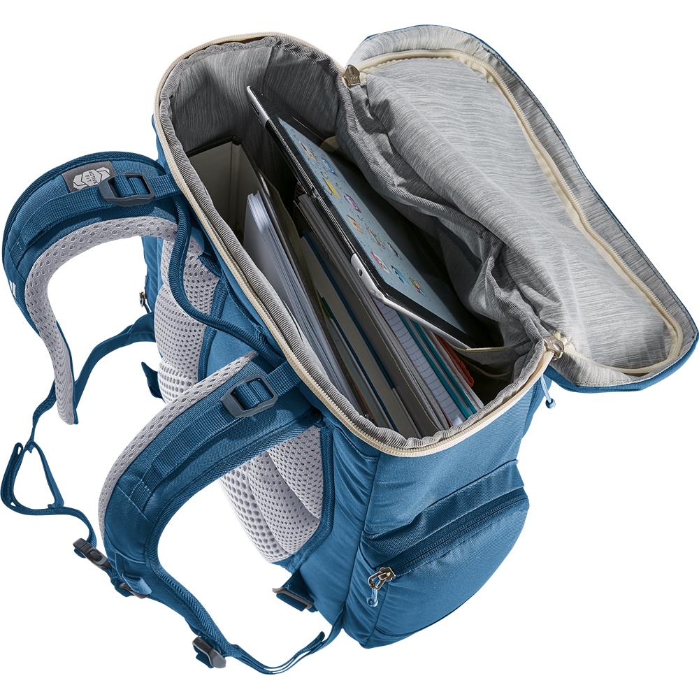 deuter Scula, Schulrucksack, wave (blau), 30L, Schulranzen