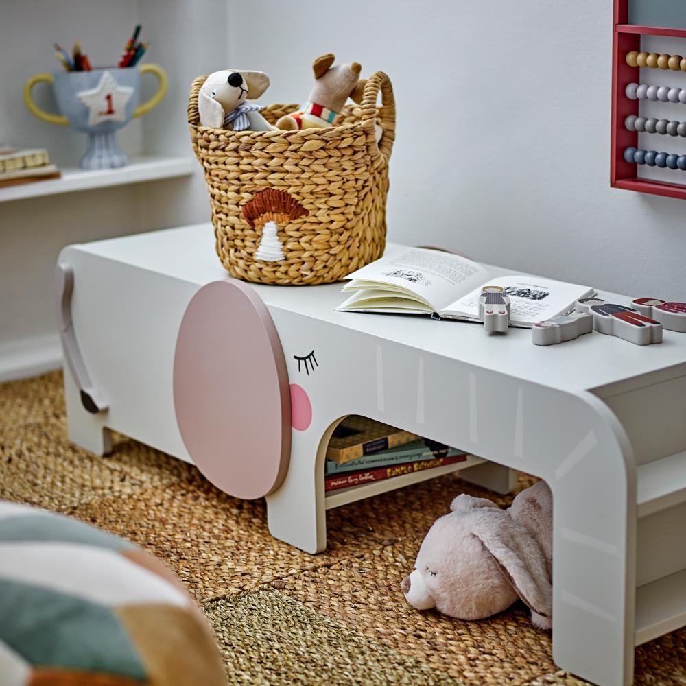 Bloomingville MINI Berta 2in1 Plüschtier Teddybär-Hase Braun Polyester