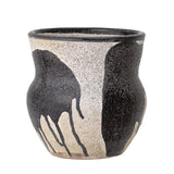 Bloomingville Nala Blumentopf, Schwarz, Terrakotta D14,5xH14,5 cm