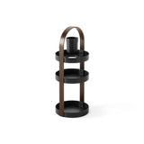 Umbra Bellwood 3-stufiger Kosmetik/Makeup Organizer in Schwarz/Walnuss