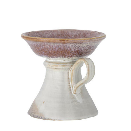 Bloomingville Soreyah Kerzenhalter, Rose, Steingut D15,5xH14 cm