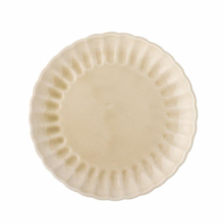 Bloomingville Latina Teller, Natur, 20 cm, Steingut, dänisches Design