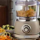 Ariete Vintage Multifunktions-Küchenmaschine, Beige, 2,1L, 1000W, Universalküchenmaschine