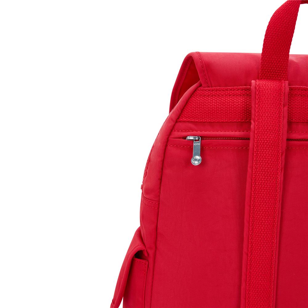 Kipling CITY PACK M, Mittelgroßer Rucksack, Red Rouge (rot), 16L, Stylisch & Kompakt