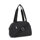 Kipling COOL DEFEA, Mittelgroße Schultertasche, Black Noir (schwarz), Umhängetasche