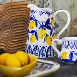 Bloomingville Maxima Krug blau Steingut D12xH22 cm 1465 ml