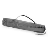 NILS CAMP Campingstuhl Hellgrau-Blau - großer gepolsterter Klappstuhl mit Armlehnen für Camping & Garten