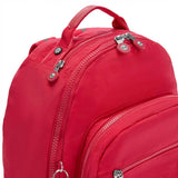 Kipling SEOUL L, Großer Schulrucksack mit 15-Zoll-Laptopfach, 27L, True Pink (pink)