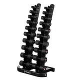 Kurzhantel Set 2x 4 kg TPU Schwarz gerändelt | HMS HPT