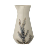 Bloomingville Hollie Krug, 1,3 Liter, aus Steingut, mit zarten weihnachtlichen Blumenmotiv