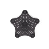 Umbra Starfish Abfluss Haarfänger mit Saugnäpfen, Silikon Abflusssieb, in Schwarz