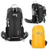 NILS CAMP Tagesrucksack Caver 18L in Schwarz - leichter Outdoor Rucksack für Wandern & Alltag