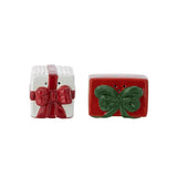 Bloomingville Marnia Salz- und Pfefferset Bunt Keramik 2er Set Weihnachtsdeko