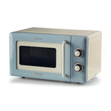 Ariete Vintage Mikrowelle, Blau, 20L Mikrowellenofen im Retro-Design, 800W, 5 Stufen