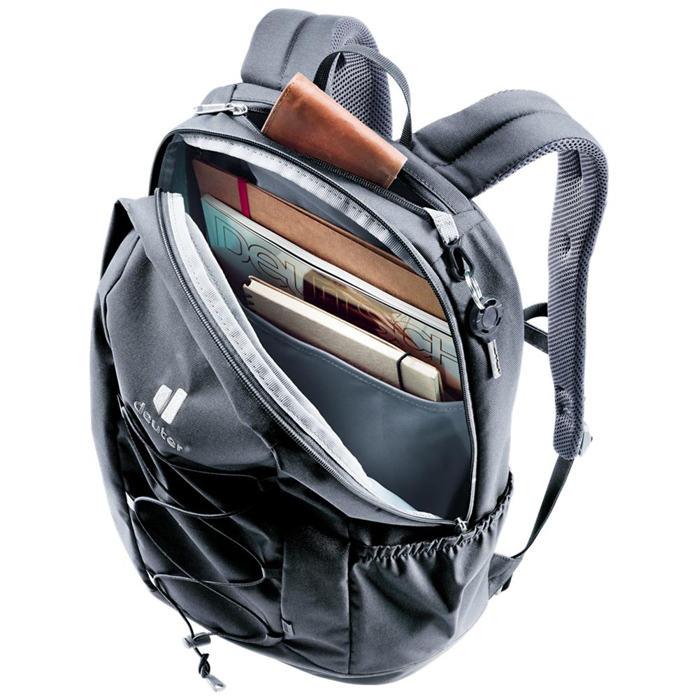 deuter Gogo, Lifestyle-Rucksack, black (schwarz), 25L, mit Flaschenhalter