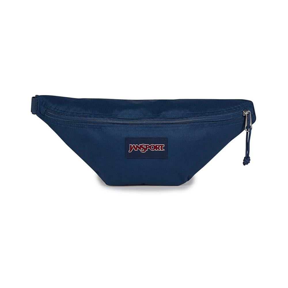 JanSport Swing Waistpack, Gürteltasche, Navy (blau), 4L mit 2 Reißverschlussfächern
