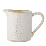 Bloomingville Winter Krug – mit geprägtem Tannenbaum-Muster, Weihnachten, dänisches Design
