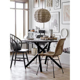Bloomingville Lecia Serviertablett-Set aus Jute, Bambus & Metall – 3er Set