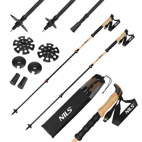 Trekkingstöcke Bambus Aluminium Wanderstöcke | NILS TK8606
