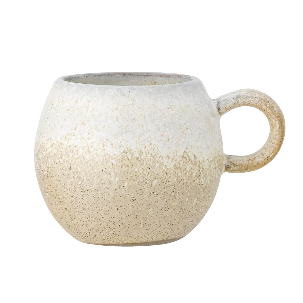 Bloomingville Paula Tasse, Natur, 250ml, Steingut, dänisches Design