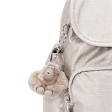 Kipling CITY PACK MINI, Extra kleiner Rucksack, Metallic Glow (beige), 9L, Kompakt & Stylisch