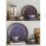 Bloomingville Latina Becher, Violett, Steingut, 220 ml, Tasse, dänisches Design