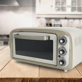 Ariete Vintage Mini Backofen, Beige, 18L Elektrobackofen im Retro-Design, 1380W, 230°C