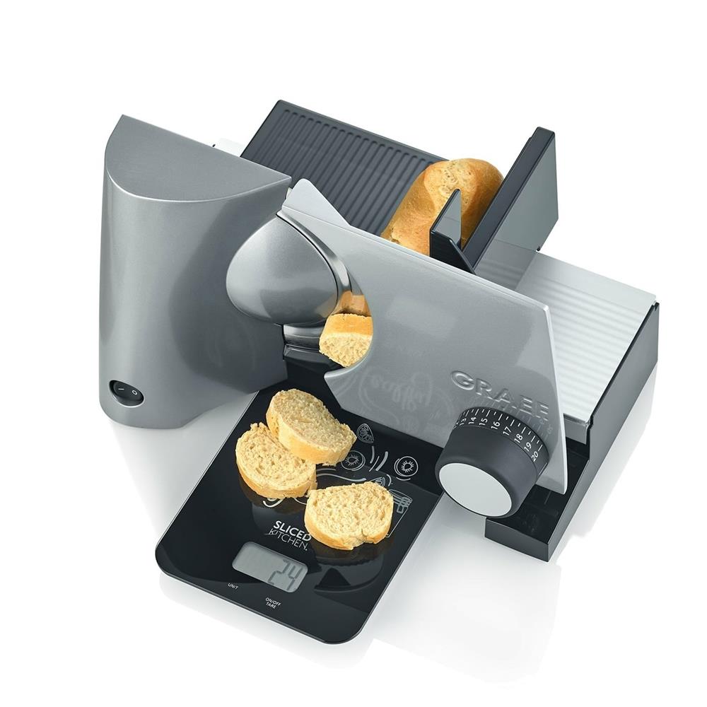 GRAEF SKS 300 Allesschneider in Silber inkl. MiniSlice | B-Ware