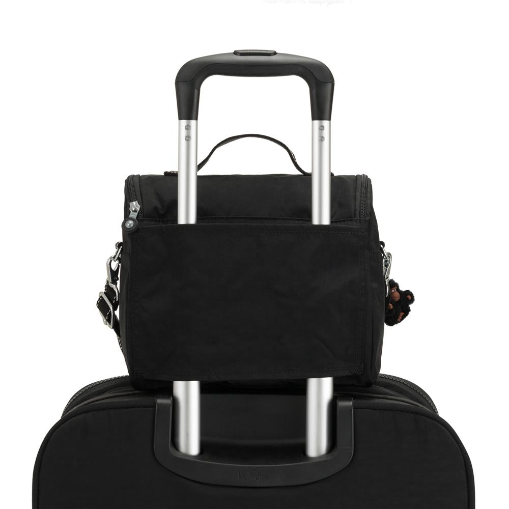 Kipling NEW KICHIROU, isolierte Lunchbox Tasche mit Trolleyschlaufe, 6L, True Black (schwarz)
