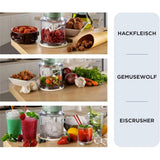 Ariete Vintage Zerkleinerer, Grün, Elektrischer Multizerkleinerer, 600ml, Retro Ice-Crusher