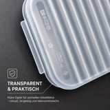 LocknLock Frischhaltedosen für Aufschnitt 1,2 L 3er Set - Aufschnittbox stapelbar BPA-frei
