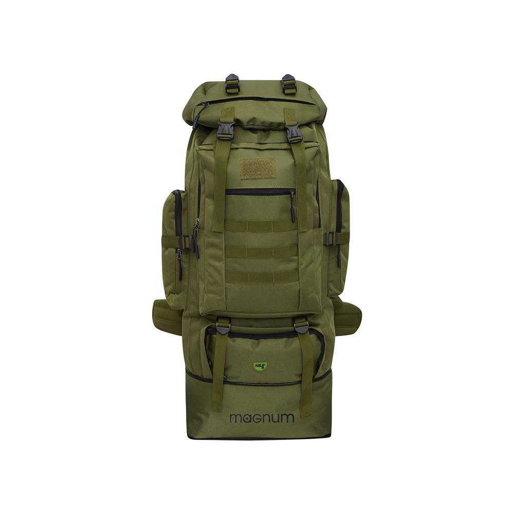 NILS CAMP taktischer Trekkingrucksack Magnum 100L in Grün - großer Outdoor Rucksack