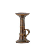 Bloomingville Rigby Kerzenhalter Braun Steingut D9,5xH18 cm Rustikal