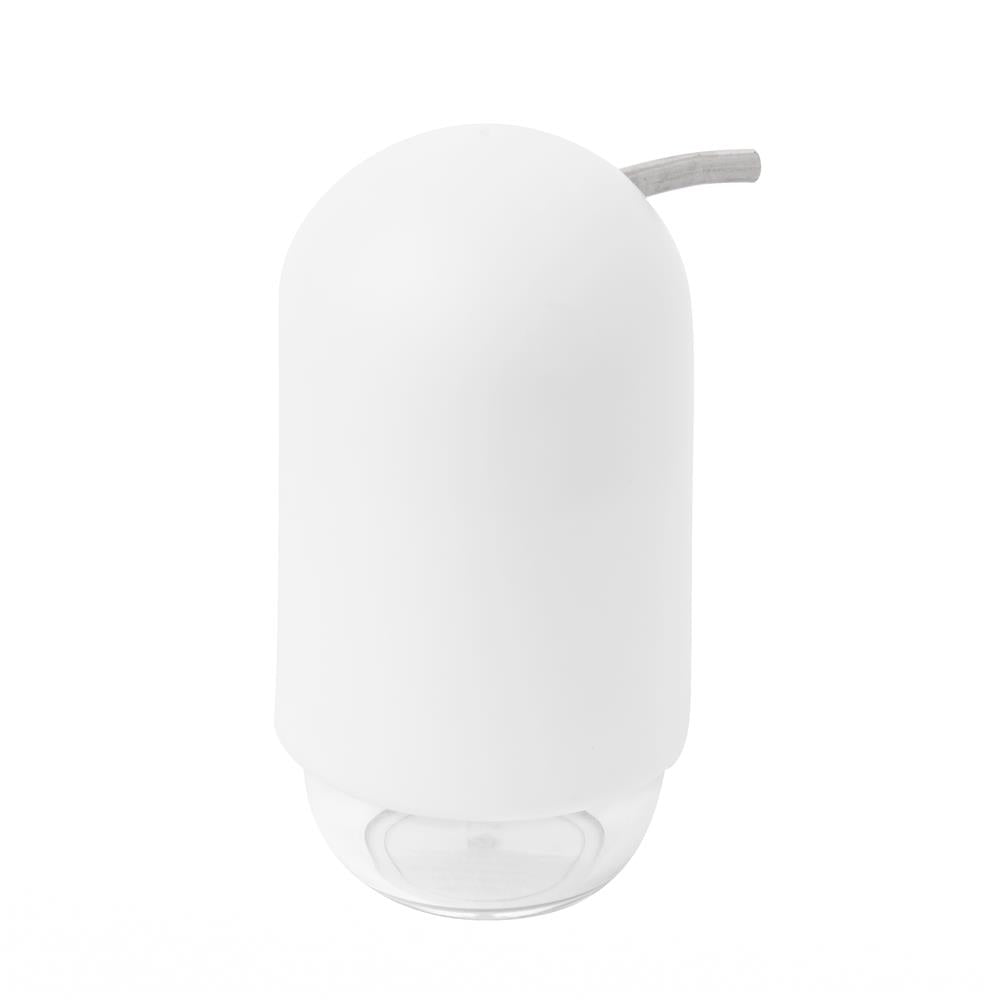 Umbra Touch Seifenspender Weiß moderner Flüssigseifen-Spender und Spülmittel-Spender mit Soft Touch