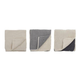 Bloomingville Odette Spültuch grau L27 cm aus Baumwolle – 3er Set für Küche & Spüle