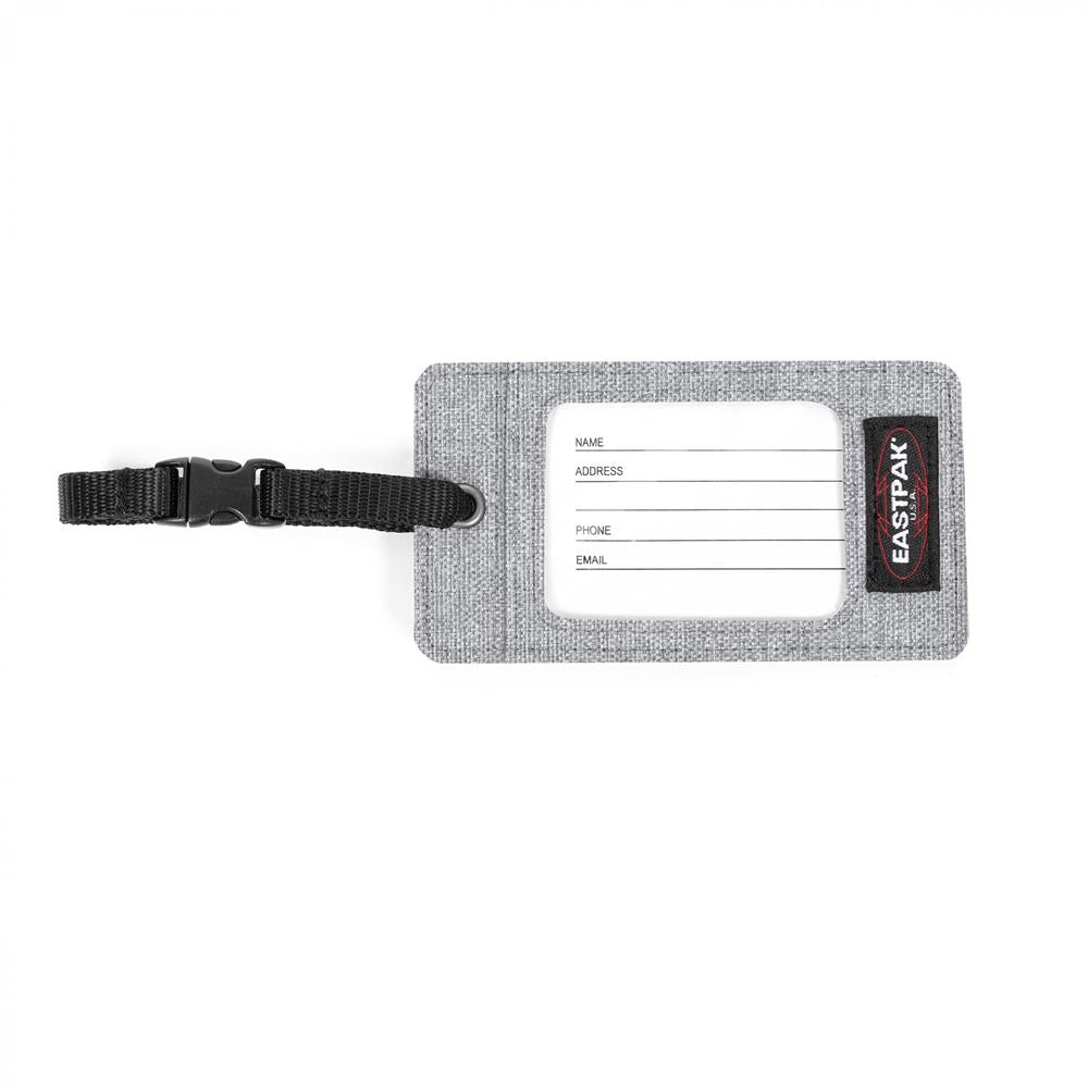 Eastpak PAKTAG, Gepäckanhänger, Sunday Grey (grau), Namensschild