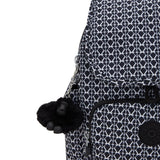 Kipling CITY PACK MINI, Extra kleiner Rucksack, Signature Print (schwarz), 9L, Kompakt & Stylisch